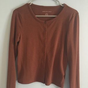 American Eagle long sleeve button up shirt